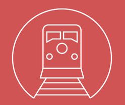 Icono de transporte ferroviario