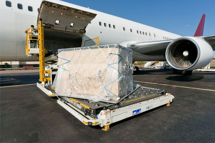 Transporte de mercancías por avión